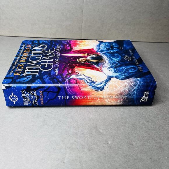 Rick Riordan Magnus Chase & the Gods of Asgard, Book 1: Sword of Summer 2015 HC - Picture 3 of 11